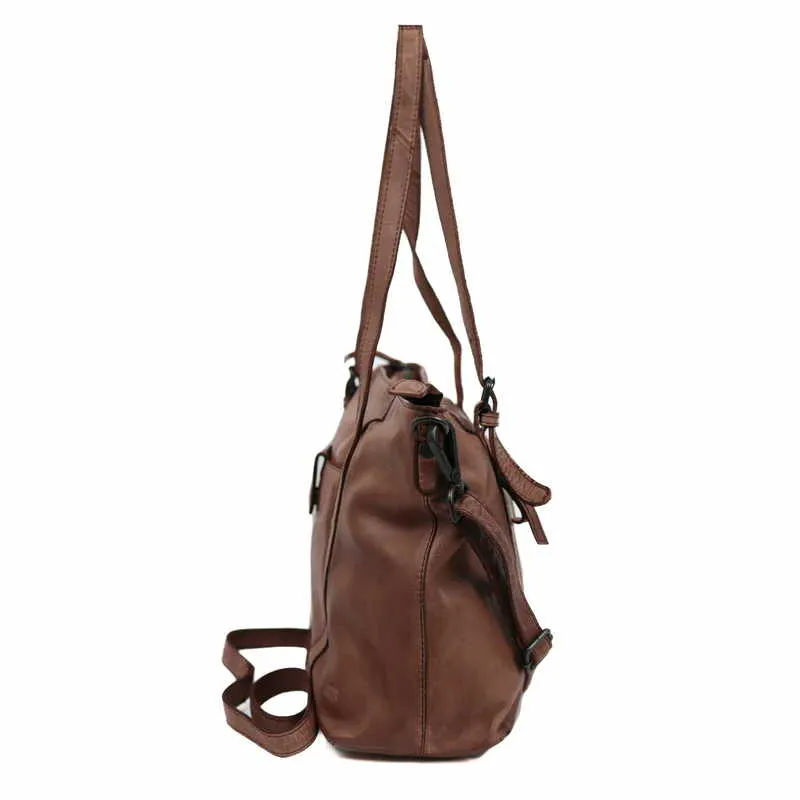 BEAR DESIGN Shopper Mittelbraun Leder