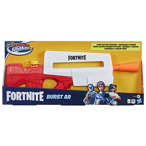 Pistola de Água Supersoaker Fortnite Burst Ar 8 Anos+