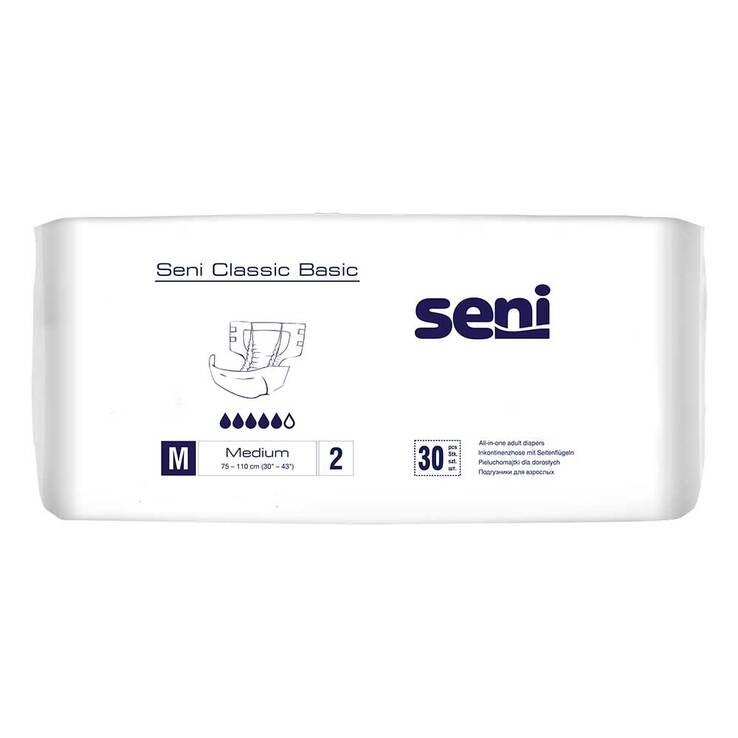 Seni Classic Basic Inkontinenzhose Größe M, 30 St