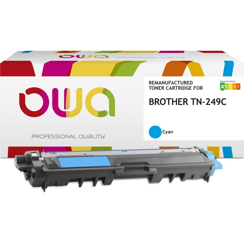Toner remanufacturé OWA - haute capacité - pour BROTHER TN-249C