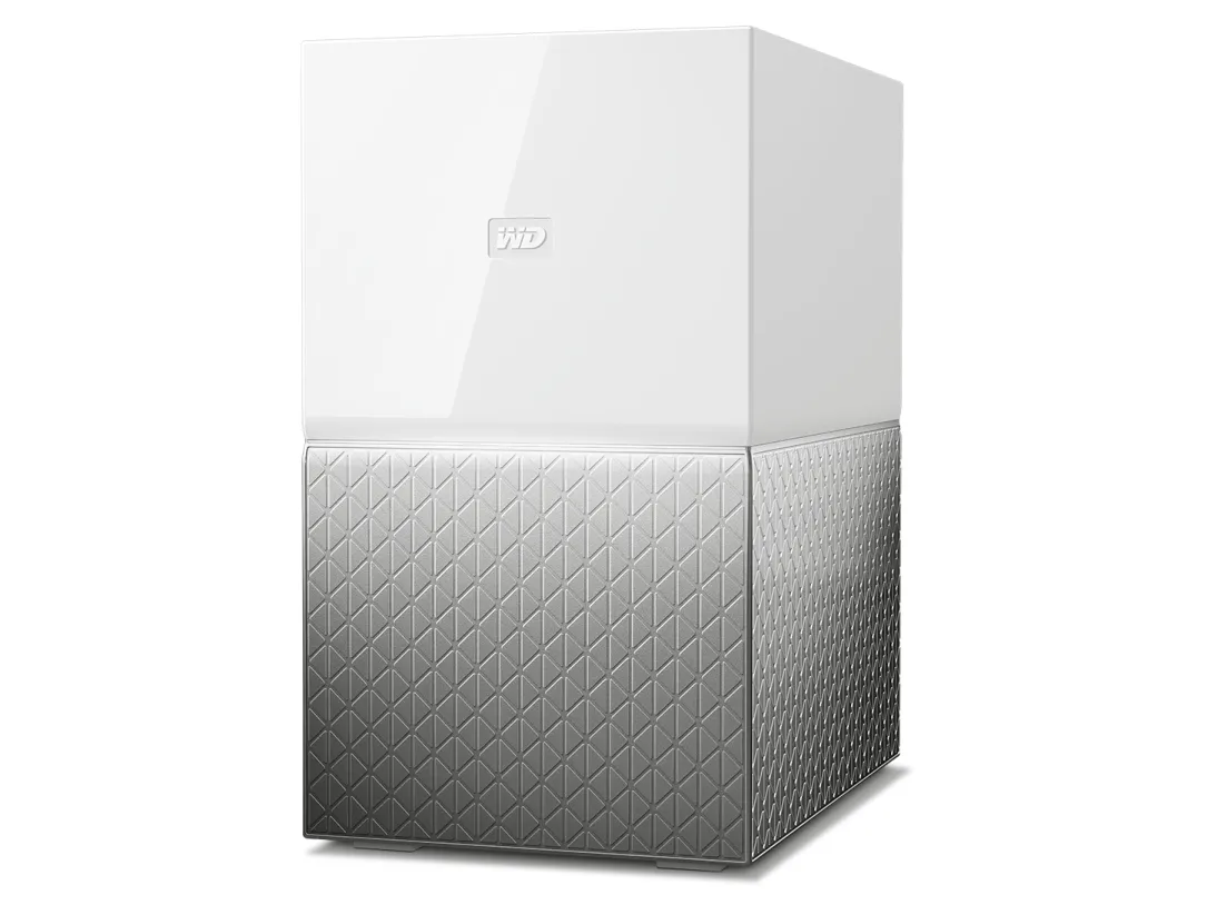 WD My Cloud Home Duo WDBMUT0040JWT - Personlig cloud-opbevaringsenhed - 4 TB - HDD 2 TB x 2 - Gigabit Ethernet