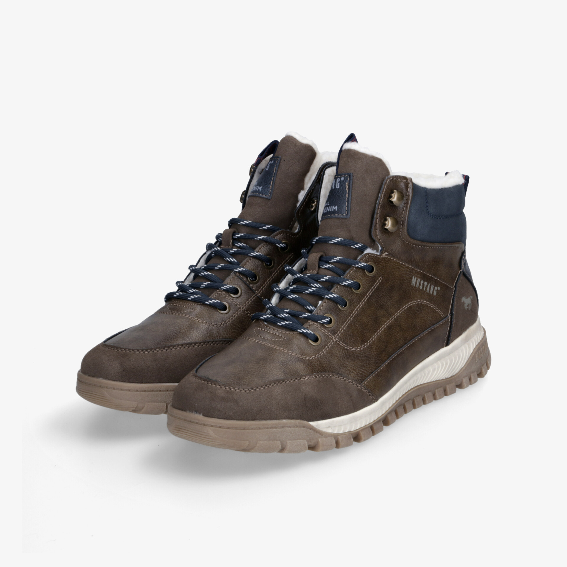 MUSTANG Herren Schnürboots braun