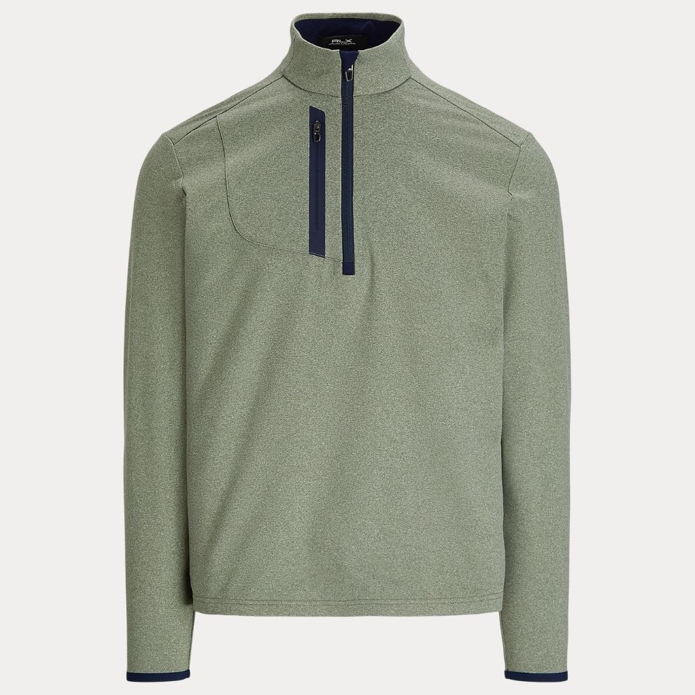 Stretch Jersey Genser Herre Grønn