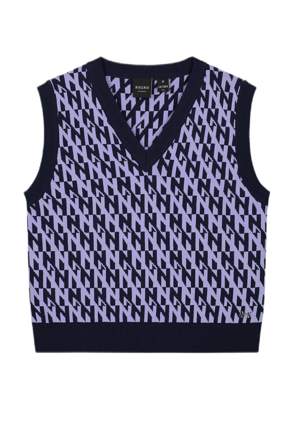 NIK&NIK spencer Twiggy met all over print paars
