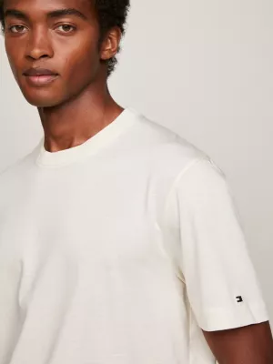 Camiseta Mercerizada com Bordado de Bandeira
