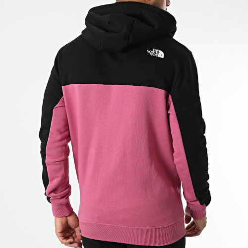Sweat Zippé Capuche Icon A7X1Y Rose Noir
