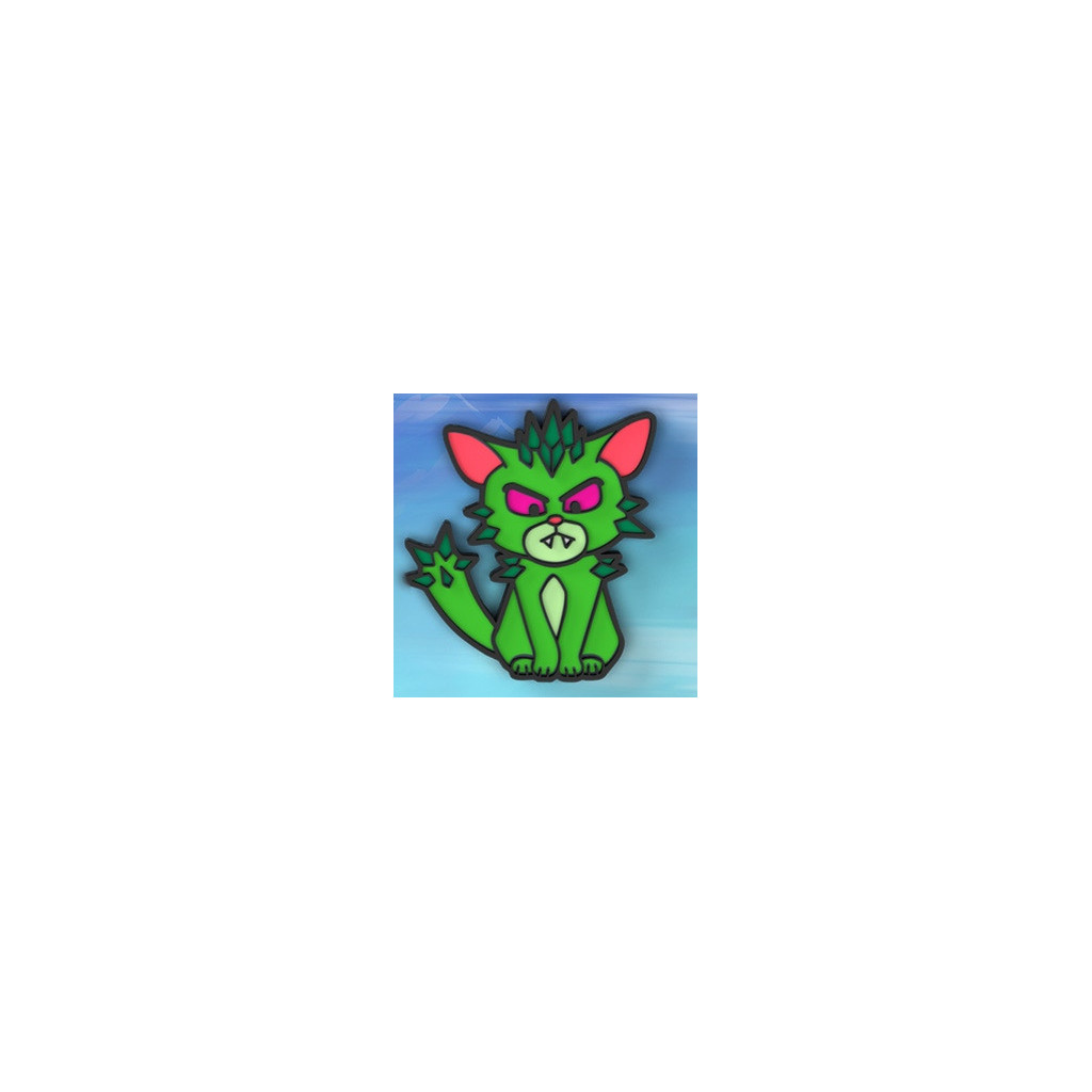 L'Île des Chats - Pin's vert