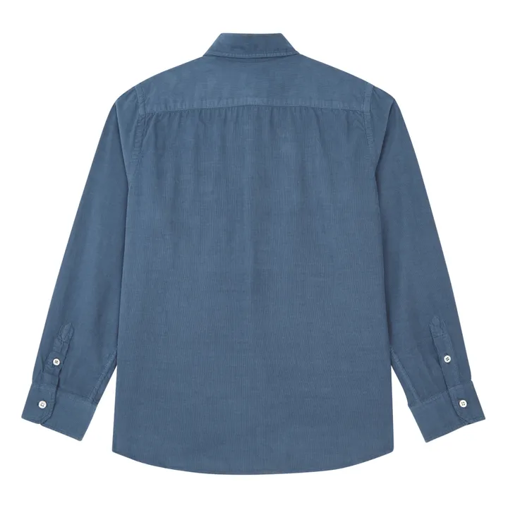 Hartford Chemise Velours Milleraies Paul Pat | Bleu pétrole