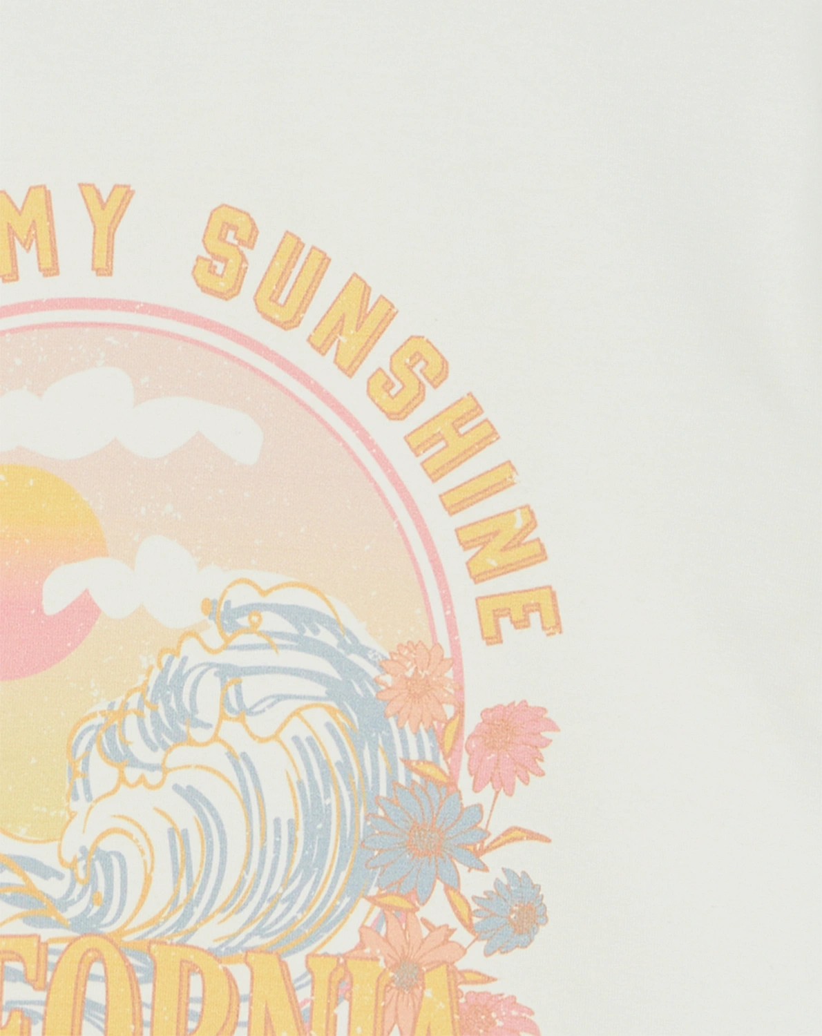 T-Shirt ABIR CALIFORNIA LOVE in ivory