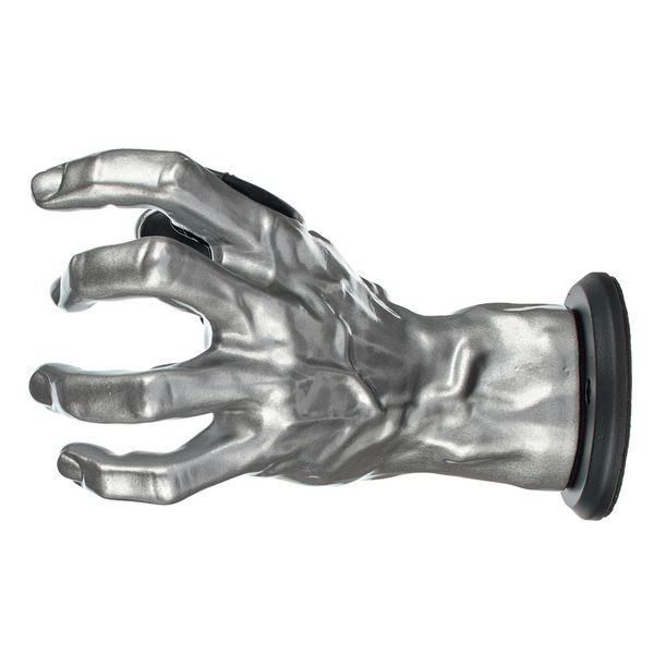 Guitar Grip Silver Metallic Male Hand left