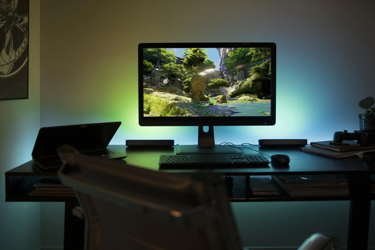 Philips Hue -Play-Lysskinne Udvidelsespakke Sort - White & Color Ambiance