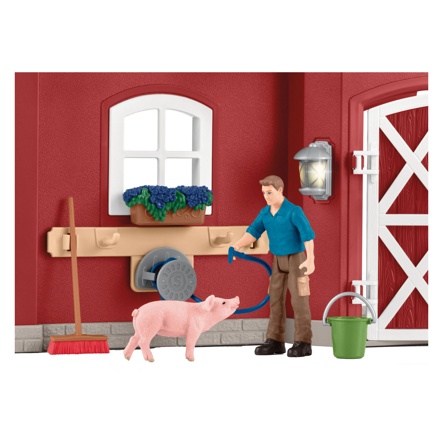 schleich FARM WORLD Grote Stal Rood42606