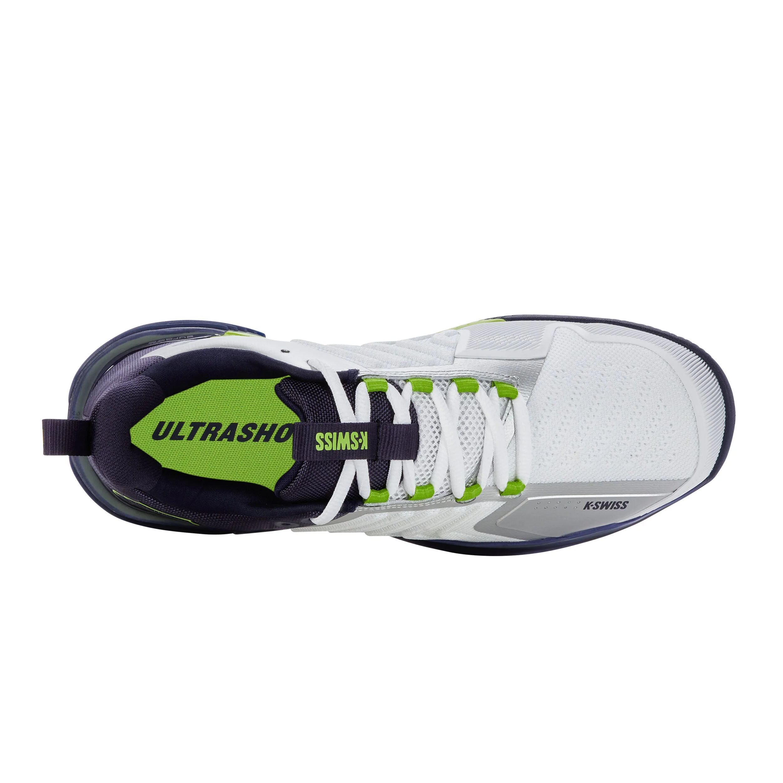 K-Swiss Ultrashot 3 Chaussure Terre Battue Hommes - Blanc , Bleu Foncé