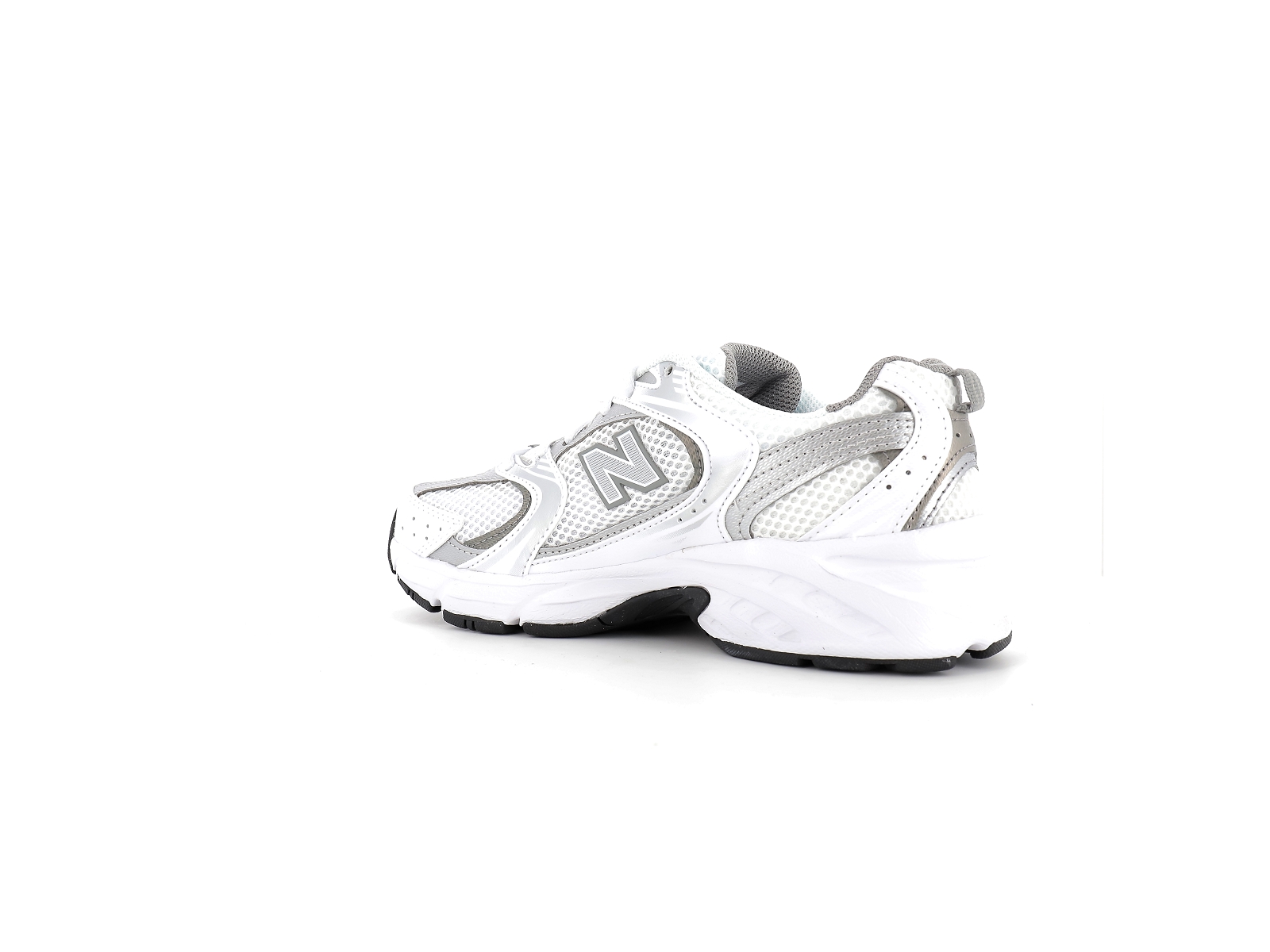 New balance a-MR530 Matières combinées Blanc Argent