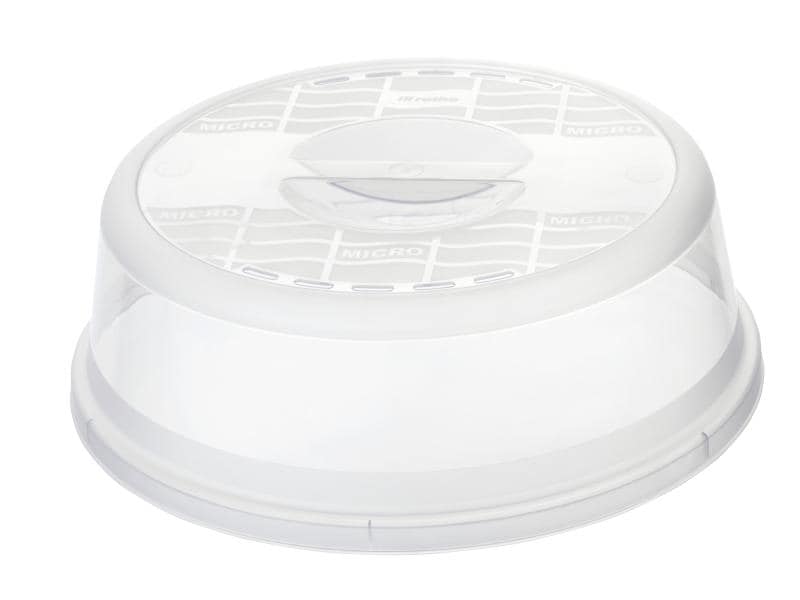 Rotho Mikrowellenhaube Basic 28.5 cm, Transparent Zum Erwärmen von Speisen