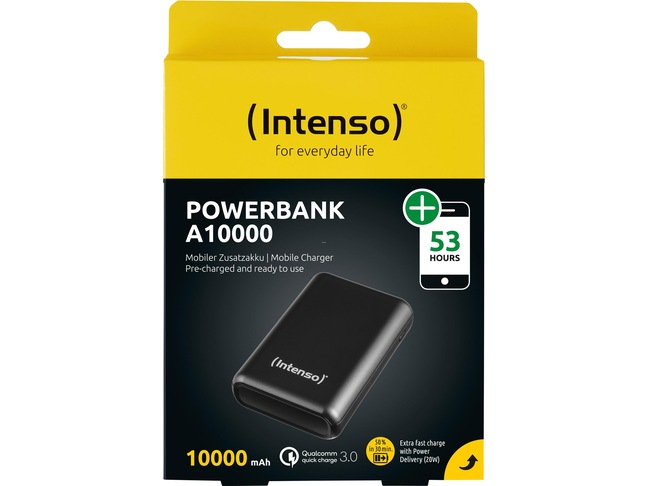 (20W) A10000 10000mAh USB C / USB A Powerbank Power Delivery Ladegerät   LED Anzeige (7322430) - Anthrazit
