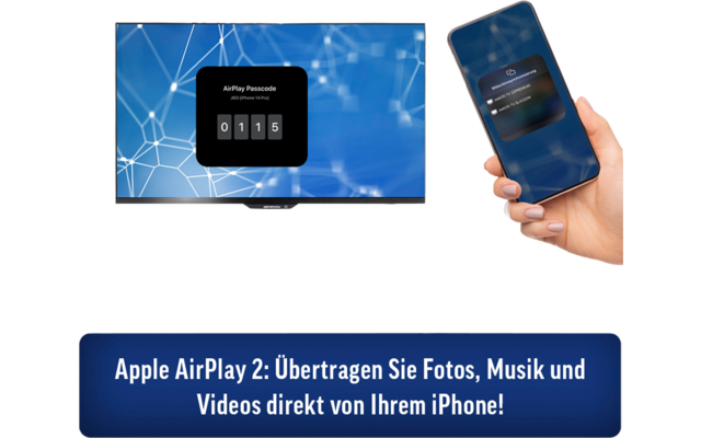 alphatronics Fernseher SL DW, 12V/24V Smart TV mit schlankem und fast rahmenlosem Design