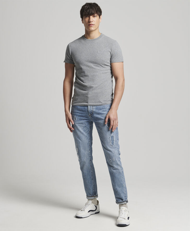Superdry VINTAGE LOGO EMB TEE Noos grey marl