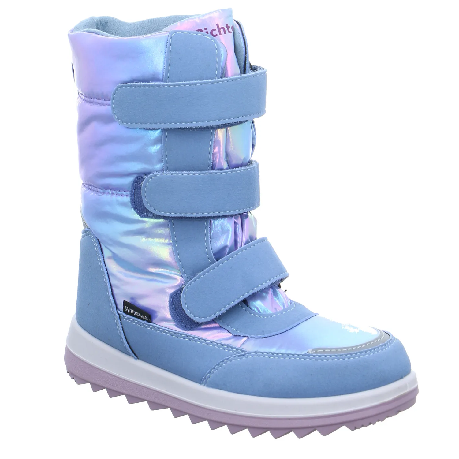 RICHTER Mädchen-Snowboot Membrane Hellblau Textil  Winterstiefel