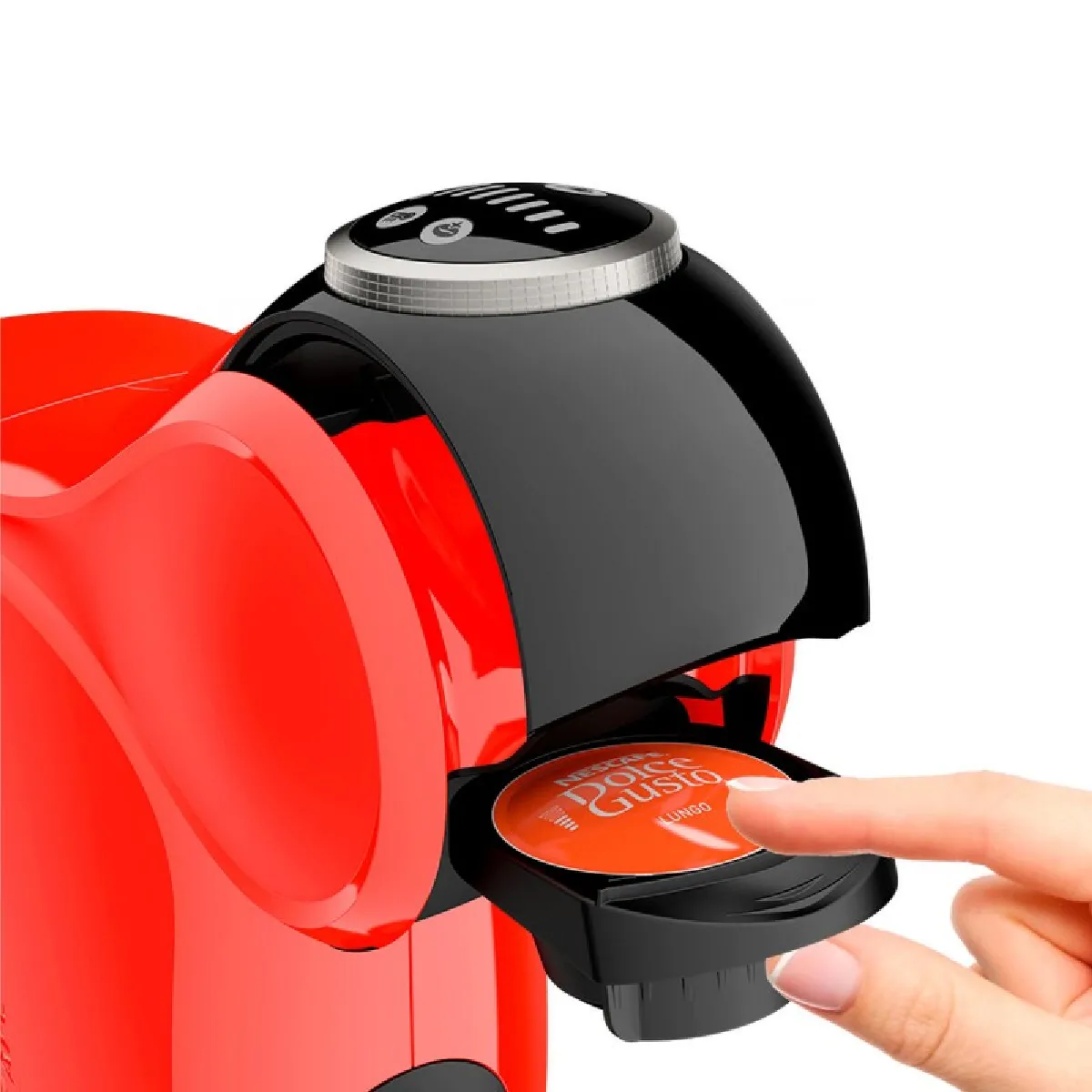 DeLonghi GENIO'S PLUS DOLCE GUSTO - Noir Rouge