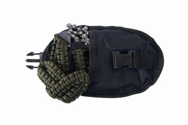 PARACORD Taschen-Kettensäge  schwarz