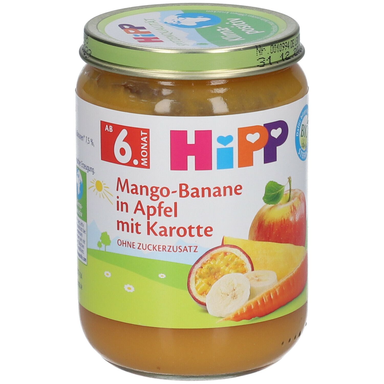 HiPP Mango-Banane in Apfel mit Karotte ab dem 6. Monat