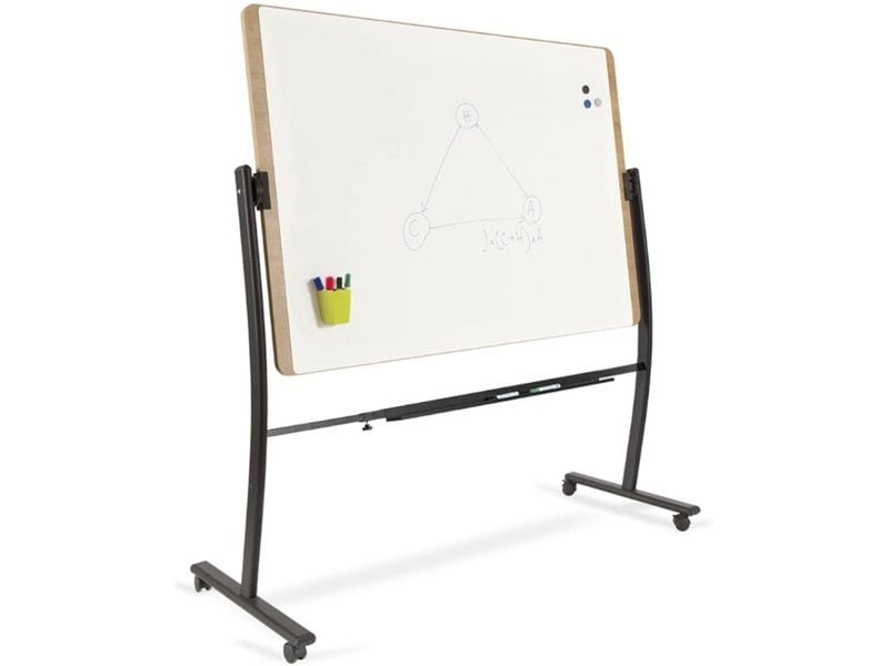 Rocada Whiteboard NATURAL 100 x 150 cm 100 cm x 150 cm, Wei Mobiles, drehbares Whiteboard
