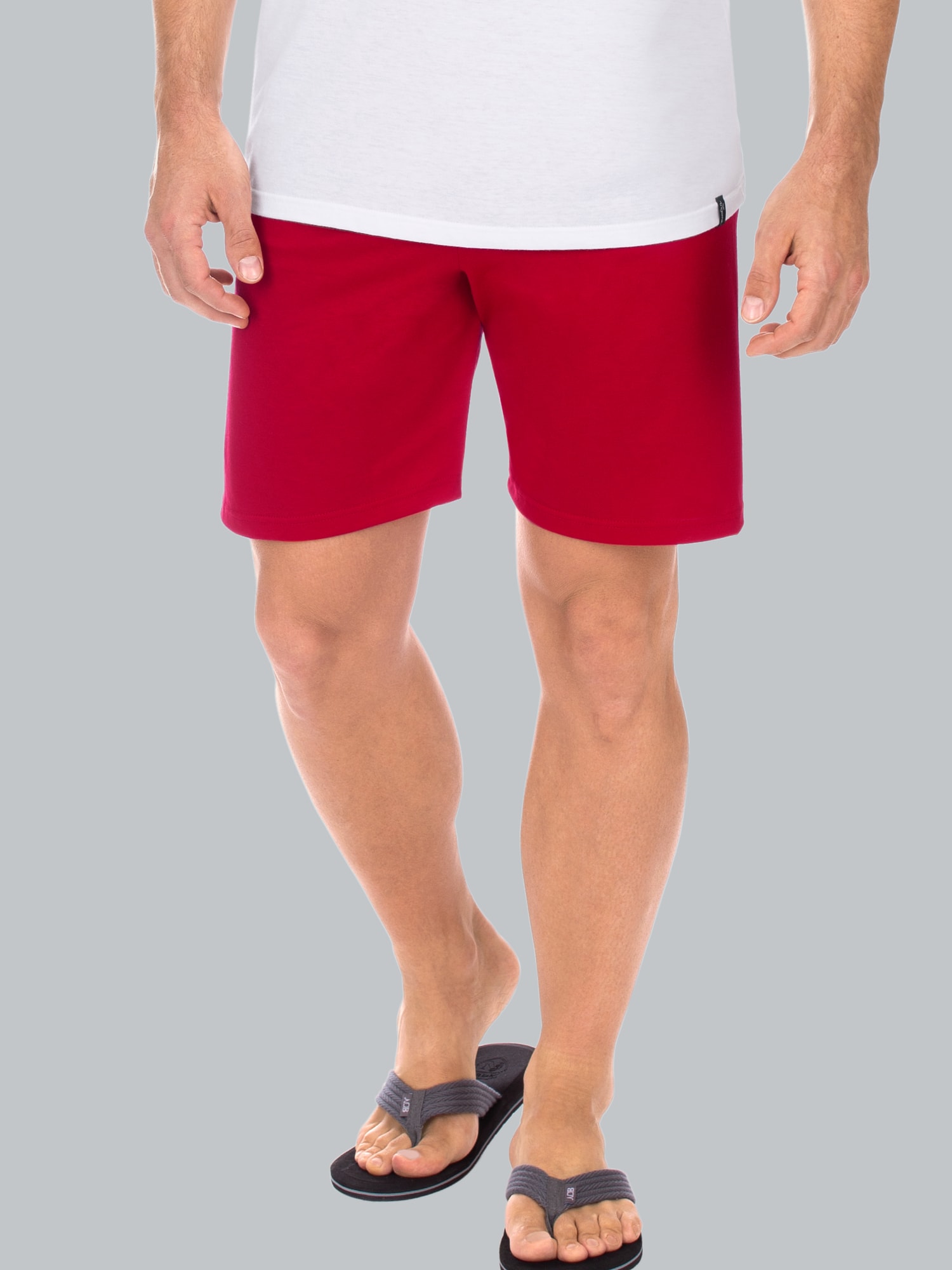 Bermuda aus 100% Baumwolle Kirsch
