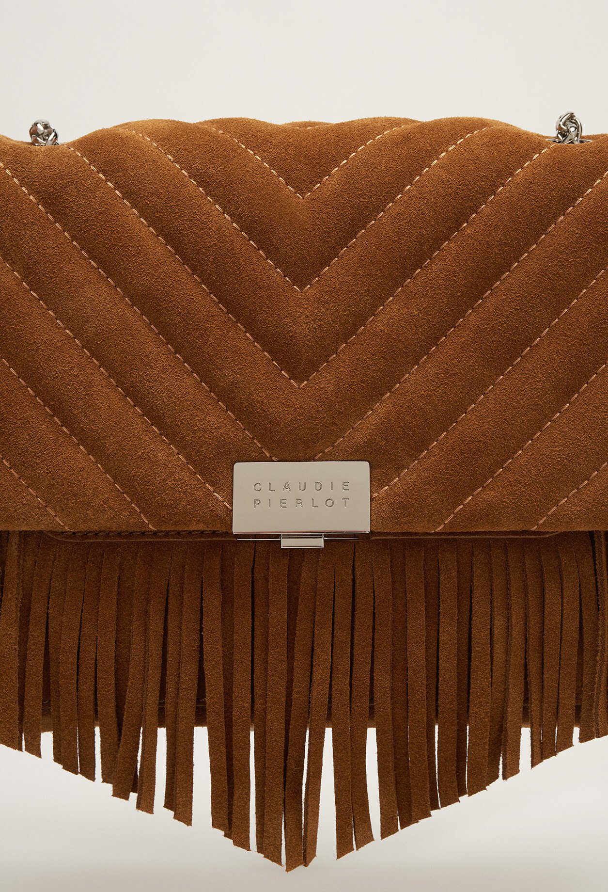 Sac Angela franges cuir