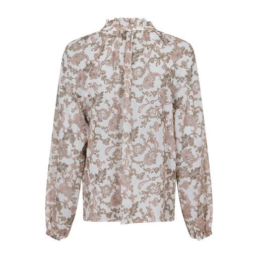 Neo Noir Cobie Glitter Paisley Bluse, White, 40