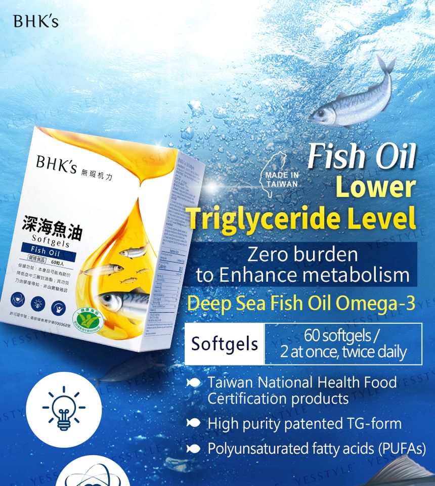 BHK's - Diepzeevisolie Omega-3 Softgel