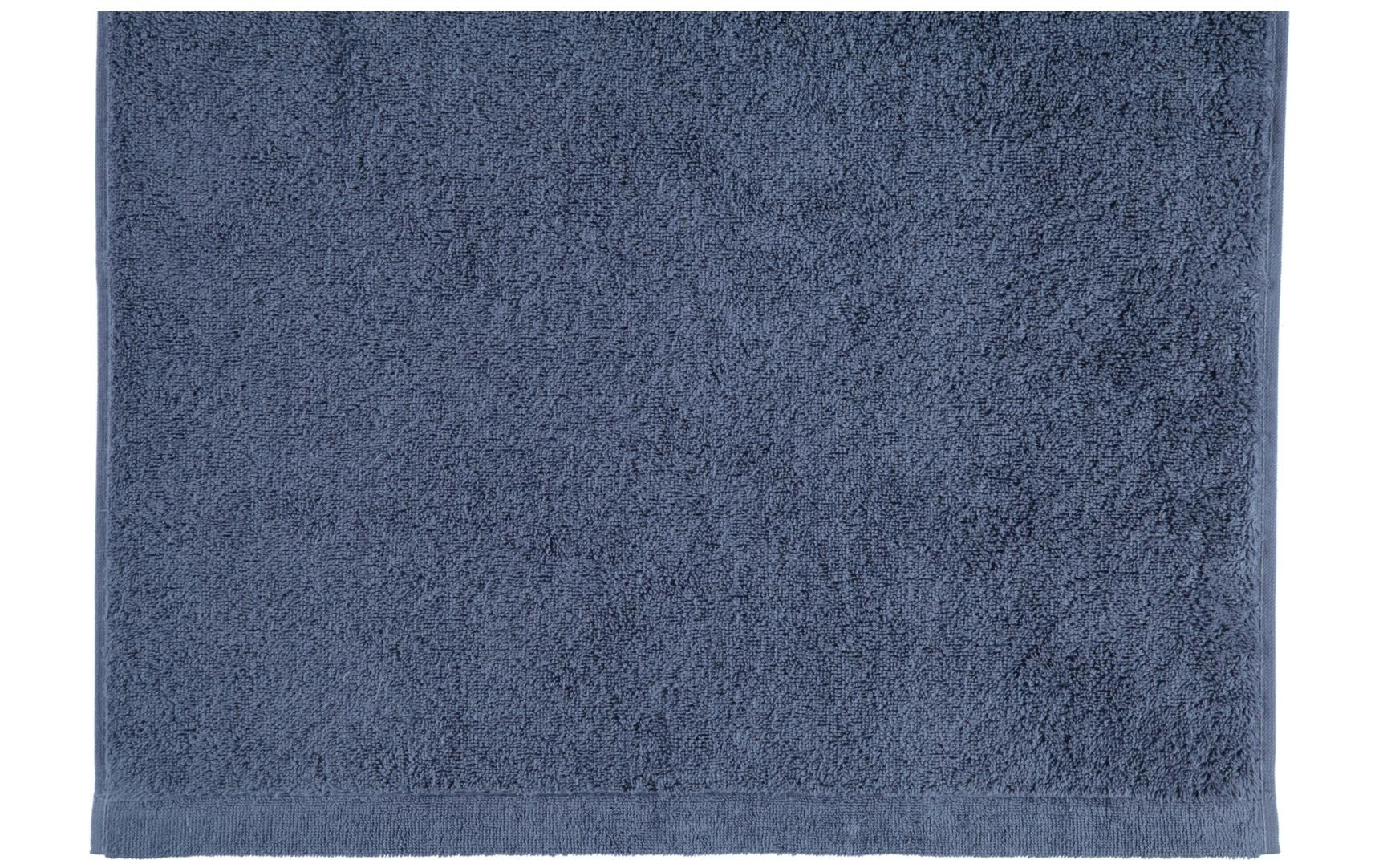 Duschtuch Lifestyle Uni 70 x 140 cm, DunkelblauWalkfrottier Badetuch für Badezimmer