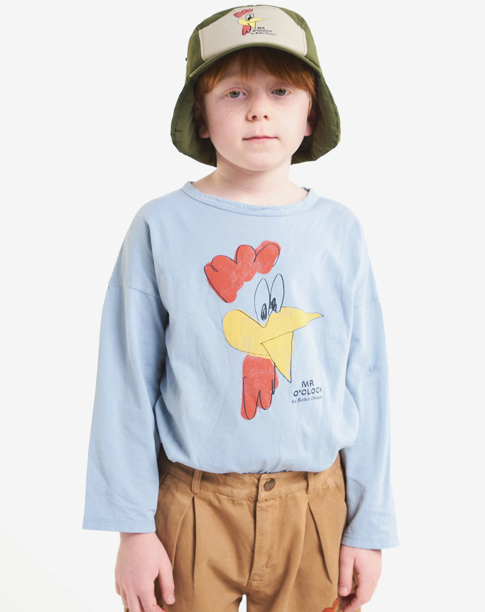 Langarmshirt MR. O'CLOCK in light blue