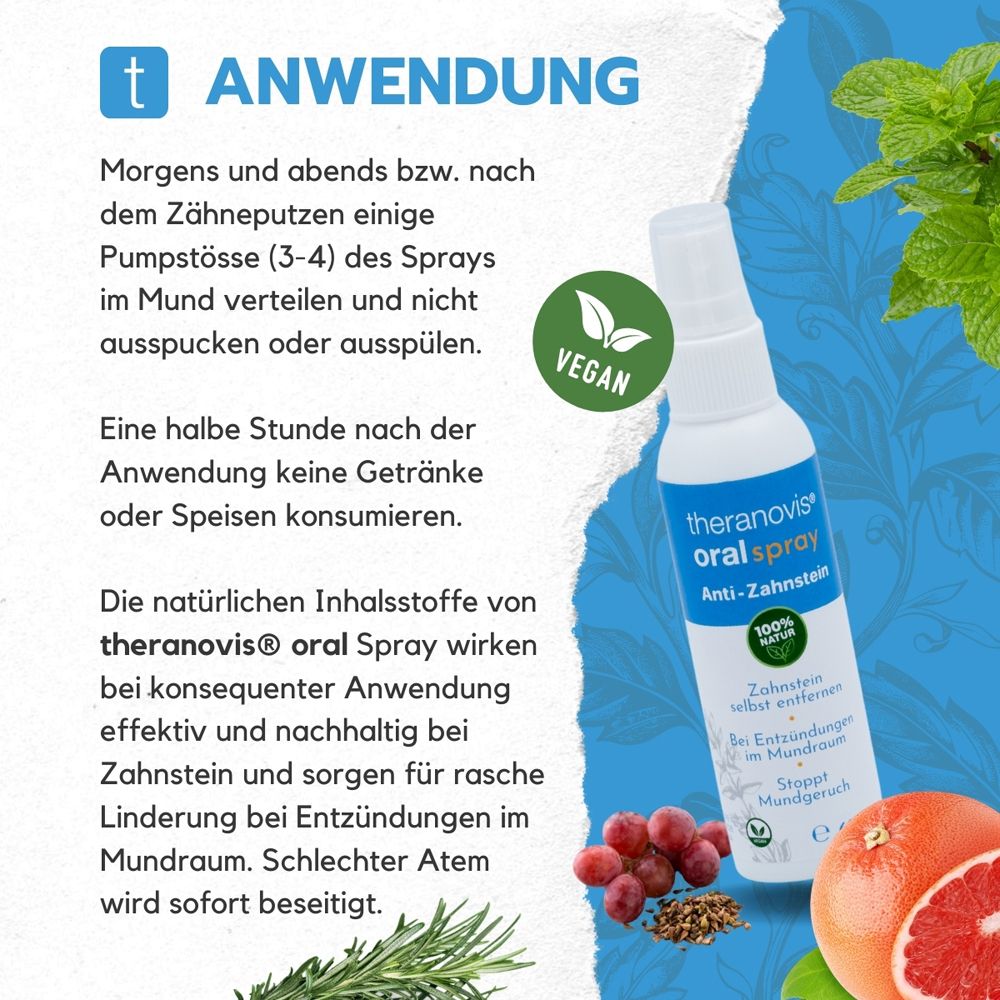 JOSO HEALTHCARE Theranovis® oral Zahnstein Spray