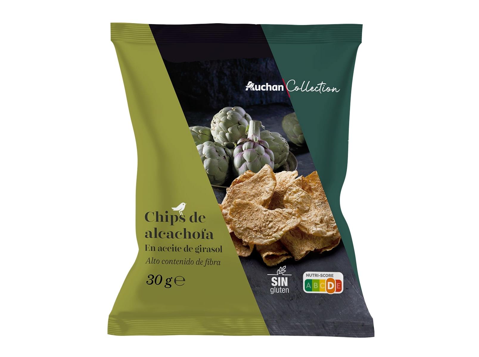 APERITIVOS AUCHAN COLLECTION ALCACHOFRA 30G