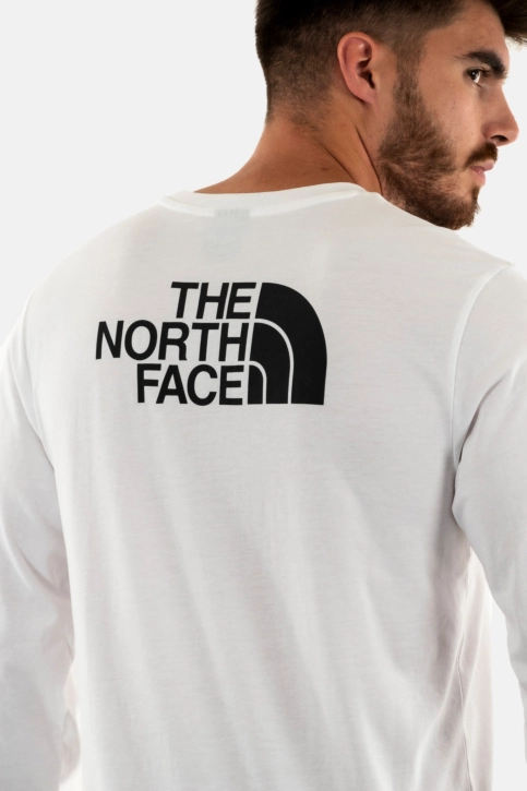 Tee shirt manches longues the north face l/s easy fn41 tnf white