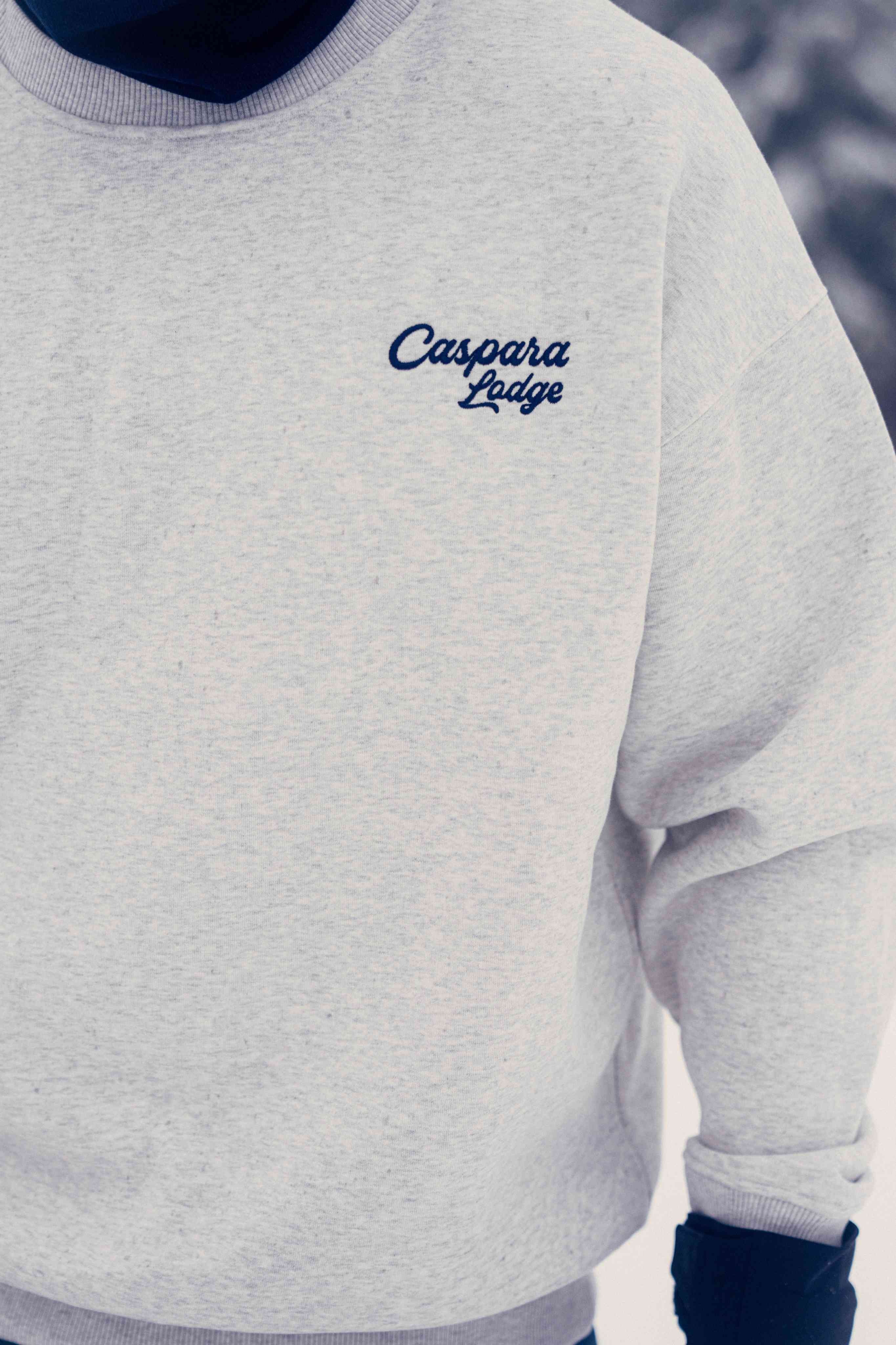 Lodge Crewneck Herre 001/Grey Melange