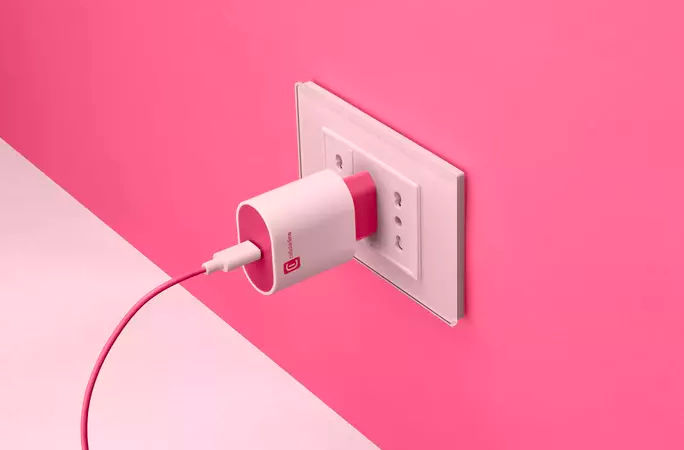 (20W) Stylecolor USB C Ladegerät Power Delivery Netzteil (ACHUSBCSMARTPD20WP) - Pink