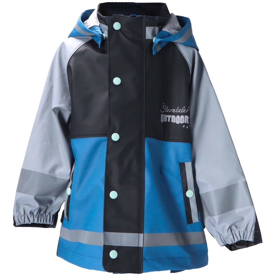 Sterntaler Funktions-Regenjacke uni tintenblau mel.