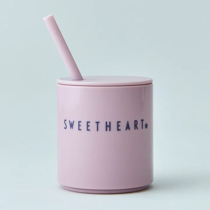 Design Letters - AJ Mini Favourite Tritan Becher, Love / nude