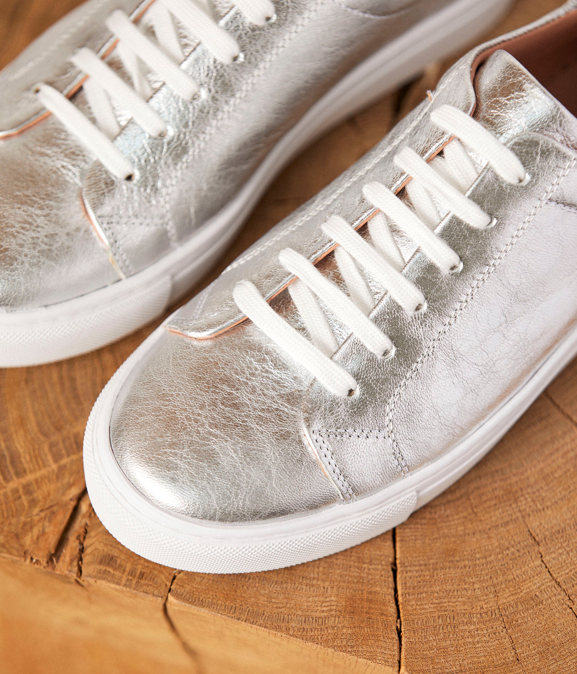 Baskets argent Suzette