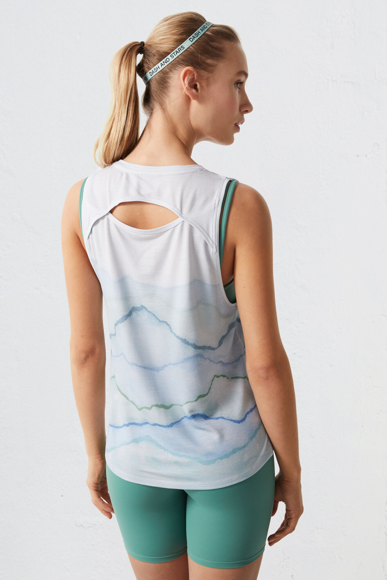 Regata estampada LENZING™ TENCEL™ - azul