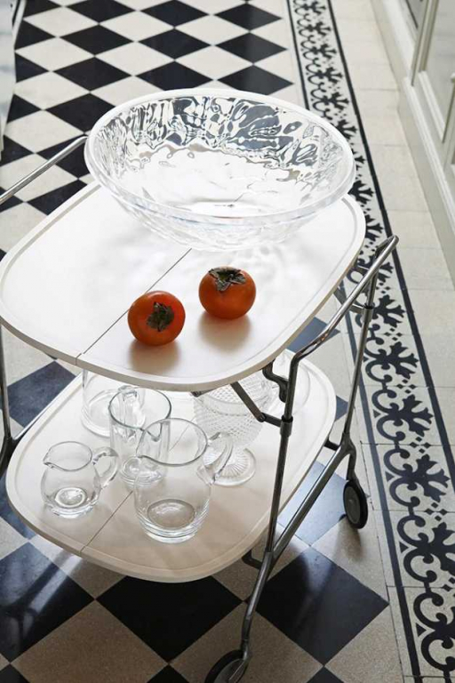 Kartell Gastone trolley mat Zwart