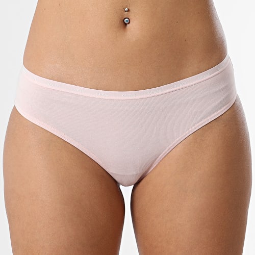 Lot De 3 Culottes Femme O3BG15-K6YW1 Blanc Noir Rose