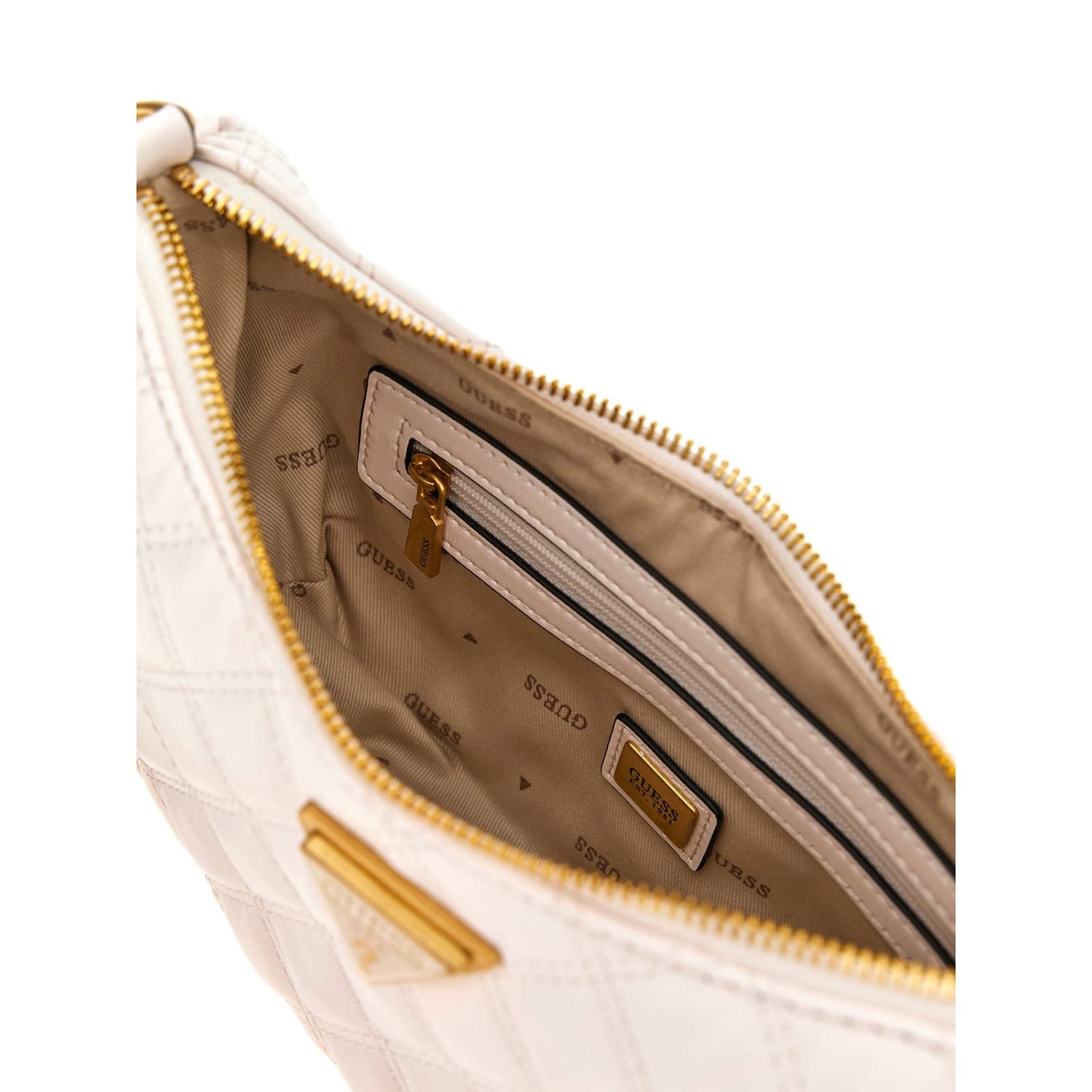 Guess Giully Top Zip Shoulder ivory