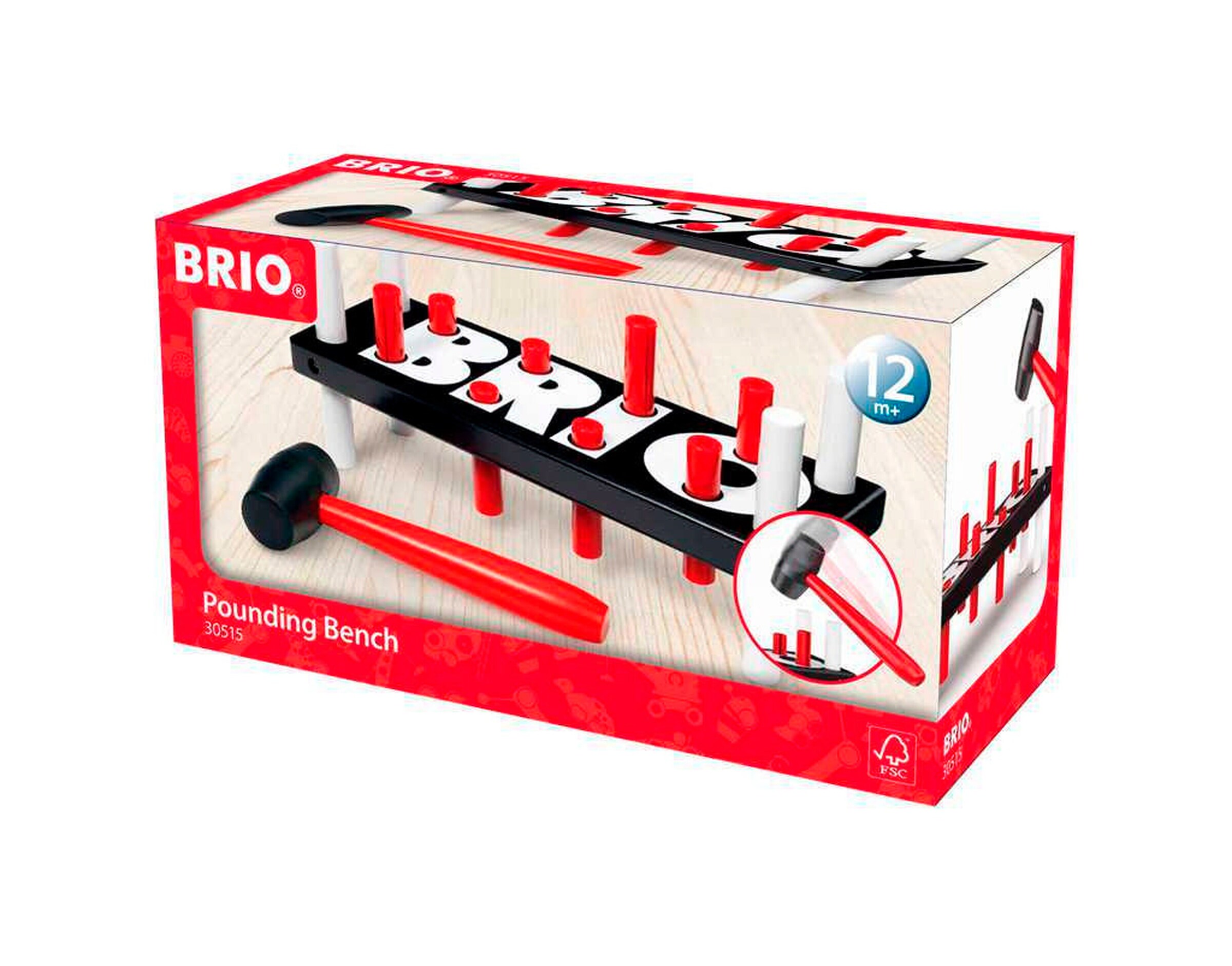 BRIO Schwarze Klopfbank