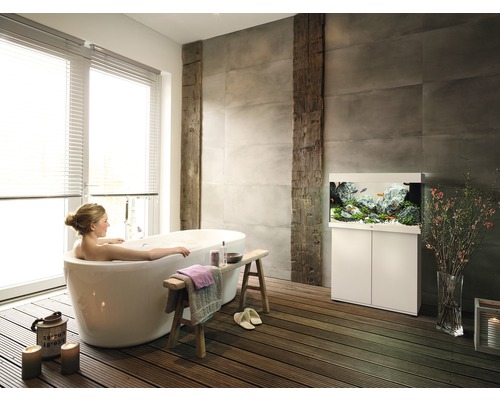 JUWEL Rio 125 SBX aquariumcombinatie met ledverlichting, verwarming, filter en witte kast