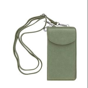 SAC COMPAGNON TELEPHONE BLINDE DAIM
