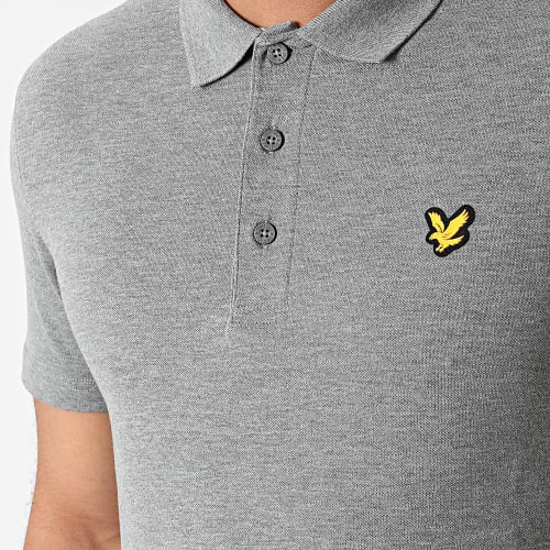Polo Manches Courtes SP1060SP Gris Anthracite Chiné
