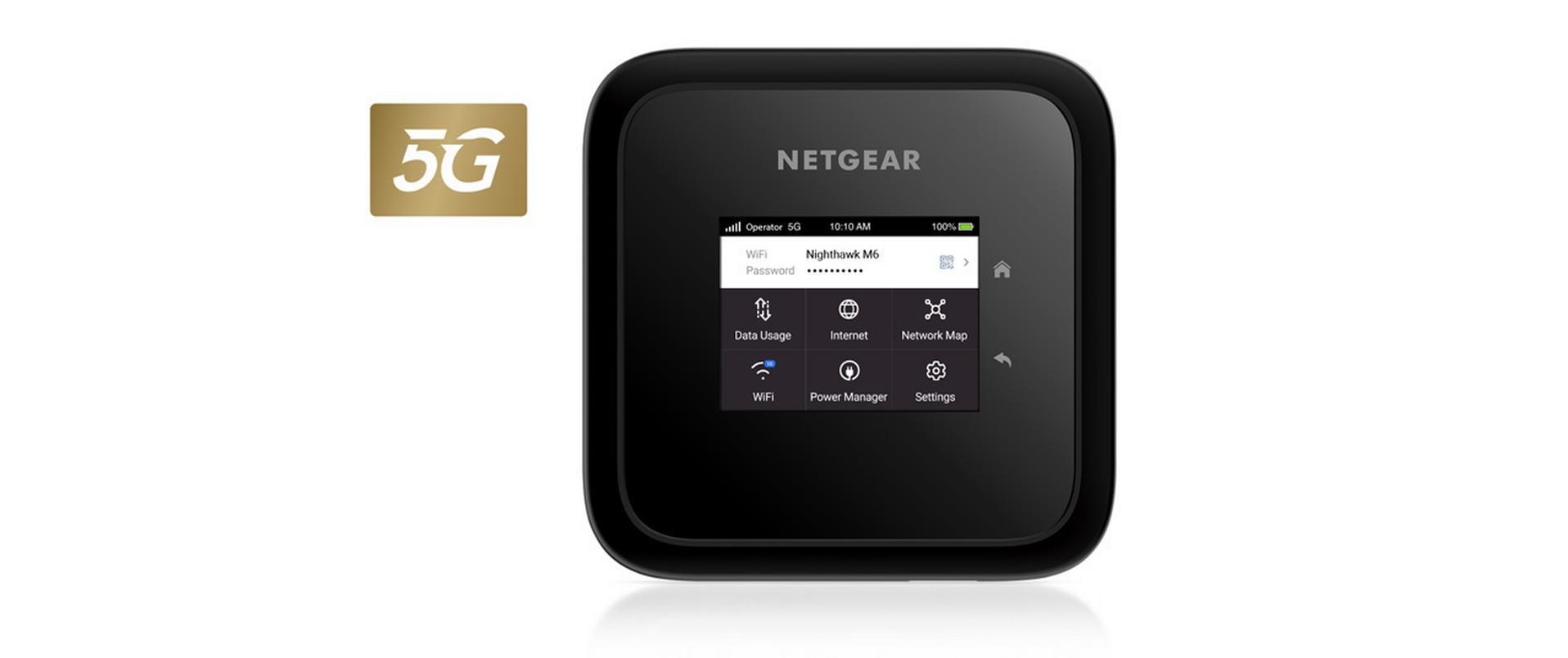 LTE Hotspot MR6150-100EUS<br>Nighthawk M6 5G WiFi 6 Mobile Hotspot Router, freigeschaltet, bis zu 2.5Gbps